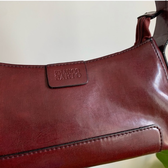 Franco Sarto Small Shoulder Bag Burgundy - Picture 2 of 9